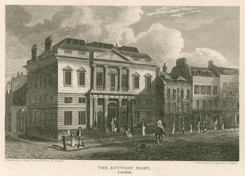 Auction Mart, St Bartholomews Lane, Londra da English School