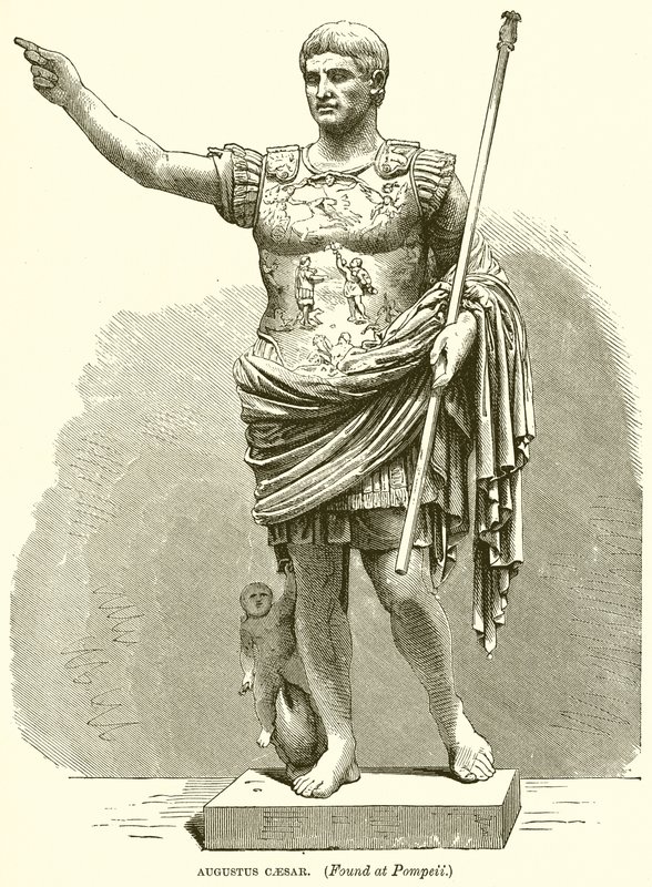 Augusto Cesare (trovato a Pompei) da English School