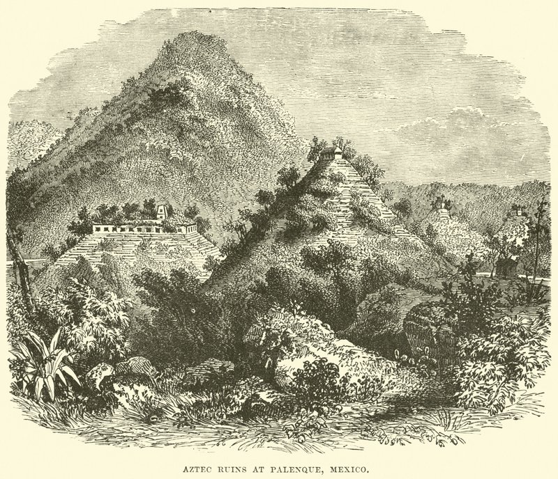 Rovine azteche a Palenque, Messico da English School