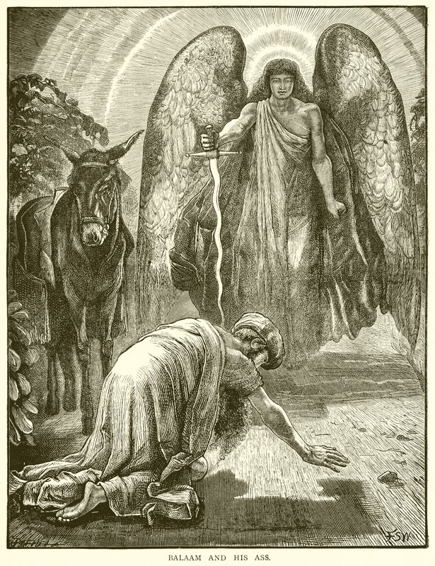 Balaam e il suo asino da English School