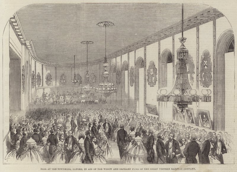 Ballo al Municipio di Oxford a favore del Fondo per le vedove e gli orfani della Great Western Railway Company da English School