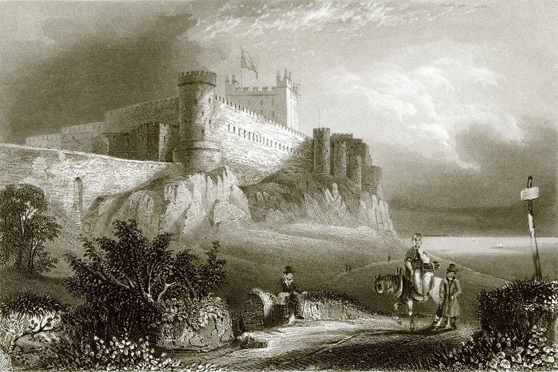 Castello di Bamborough da English School