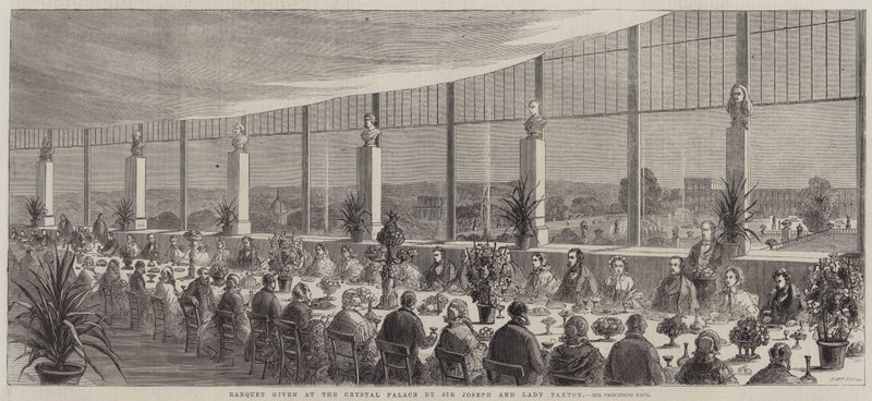 Banchetto dato al Crystal Palace da Sir Joseph e Lady Paxton da English School
