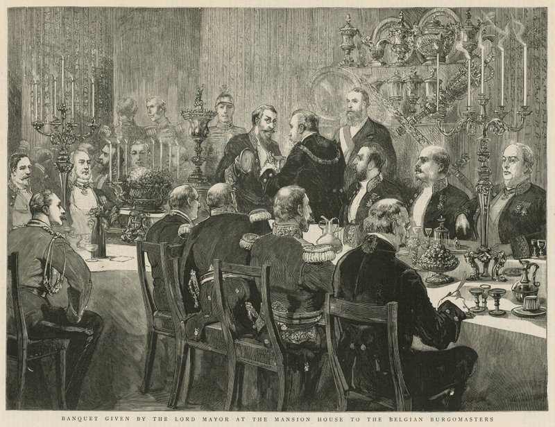 Banchetto offerto dal Sindaco alla Mansion House da English School