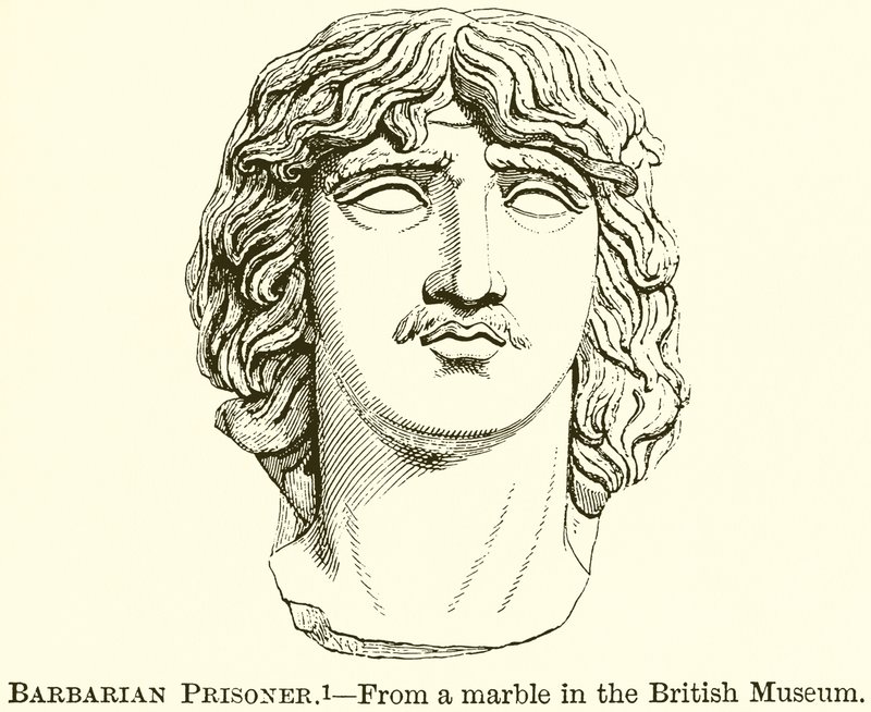 Prigioniero barbaro da English School