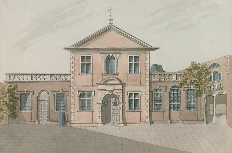 Barber Surgeons Hall, Monkwell Street, Londra da English School