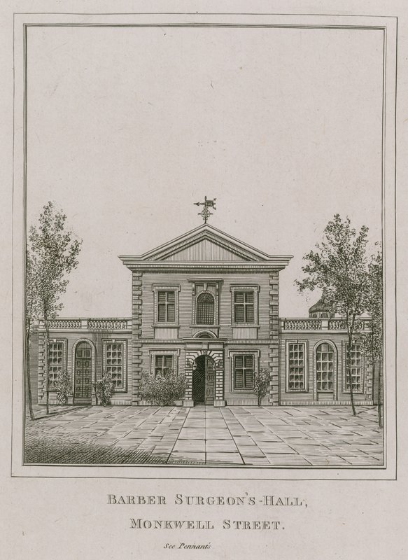 Barber Surgeons Hall, Monkwell Street, Londra da English School