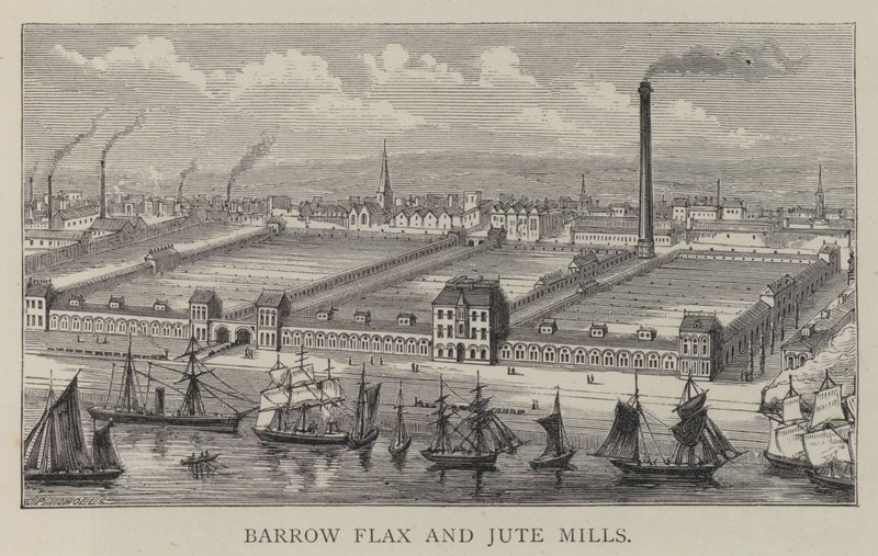 Barrow Flax e Jute Mills da English School