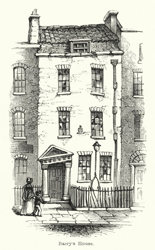 Casa di Barry (incisione) da English School