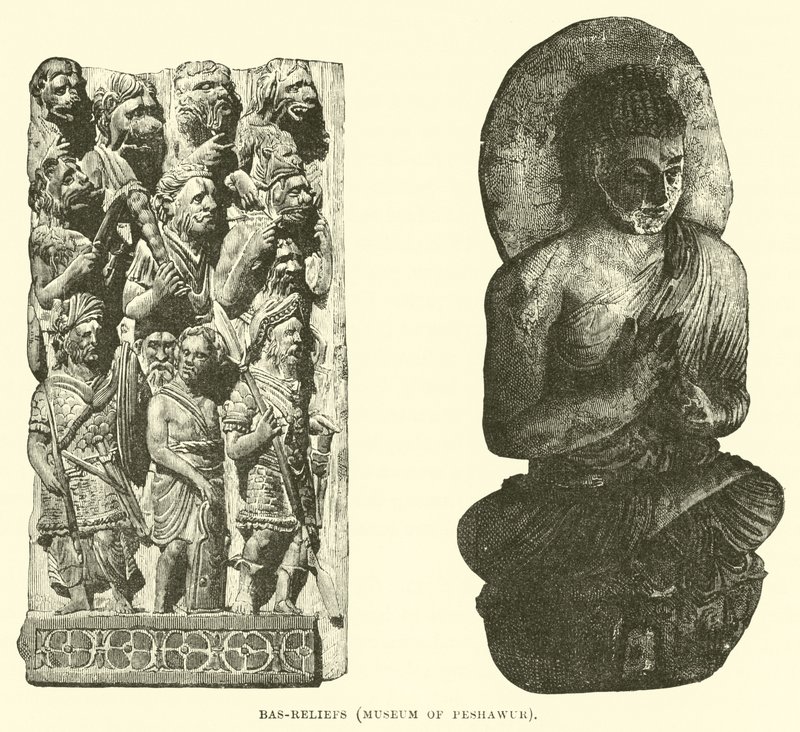 Bassorilievi, Museo di Peshawur da English School