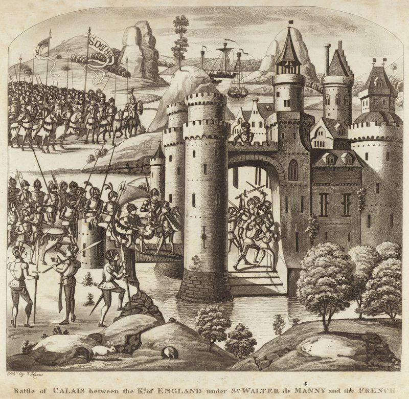 Battaglia di Calais tra il re d