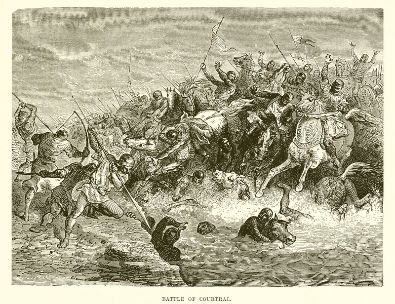 Battaglia di Courtrai da English School