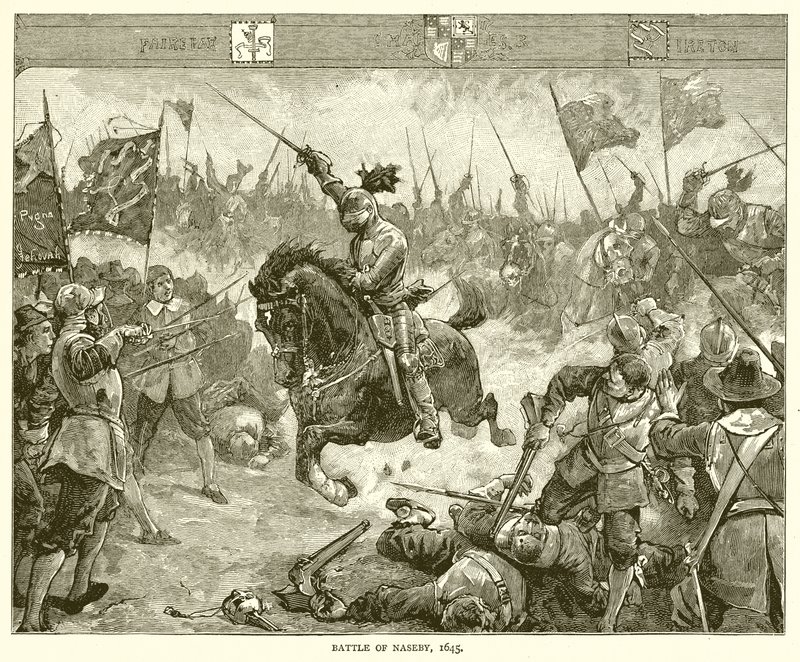 Battaglia di Naseby, 1645 da English School