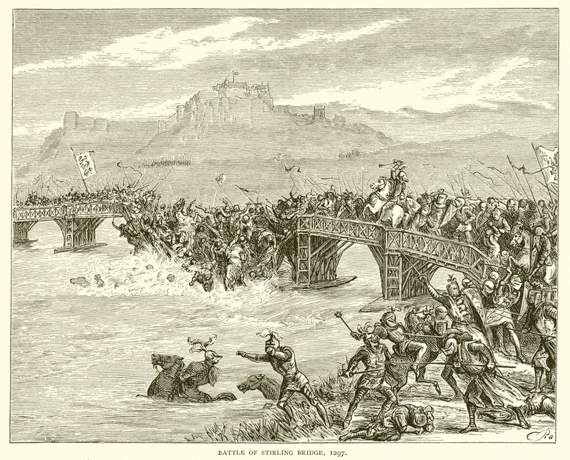 Battaglia di Stirling Bridge, 1297 da English School
