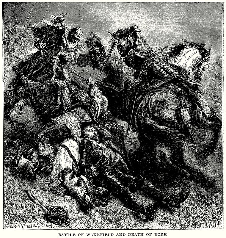 Battaglia di Wakefield e morte di York da English School
