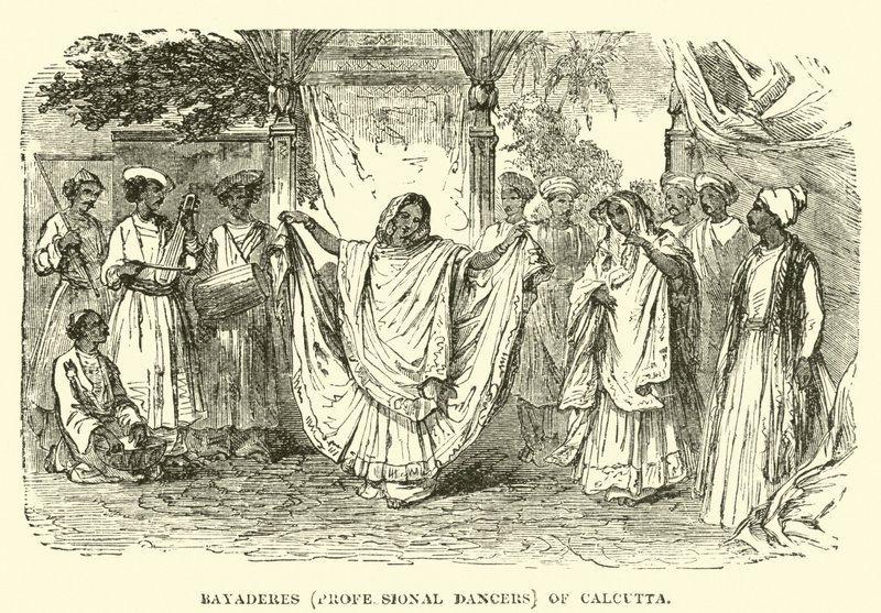 Bayadere (ballerine professioniste) di Calcutta da English School