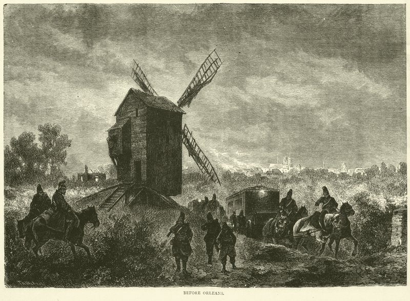 Prima di Orleans, novembre 1870 da English School