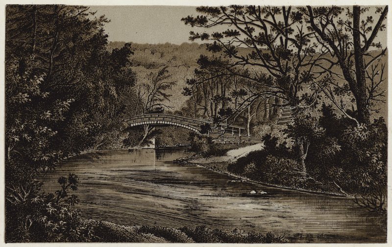 Ponte del mendicante, vicino a Whitby da English School