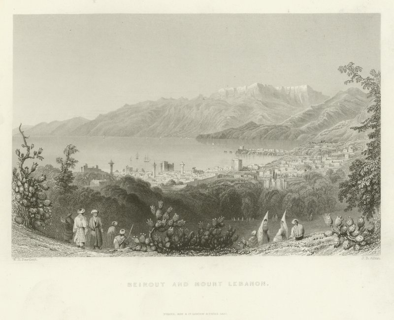 Beirut e Monte Libano, 1837 da English School