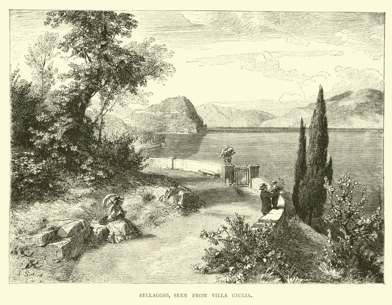 Bellaggio, visto da Villa Giulia da English School