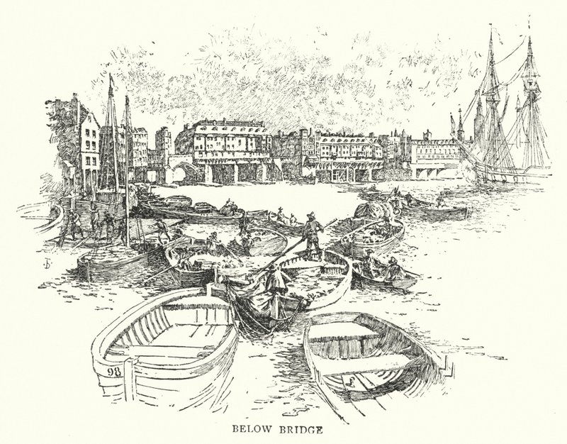 Sotto il Ponte (incisione) da English School