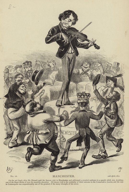 Benjamin Disraeli a Manchester da English School