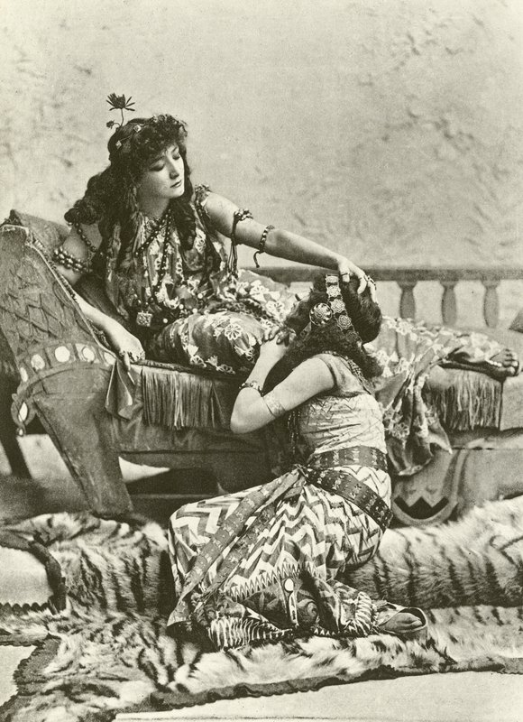 Bernhardt come Cleopatra (incisione) da English School