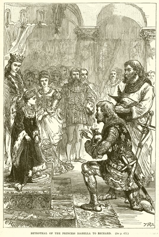 Fidanzamento della Principessa Isabella con Riccardo da English School