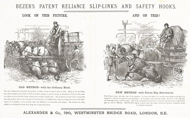 Bezers Patent Reliance Slip-Links e Safety Hooks da English School