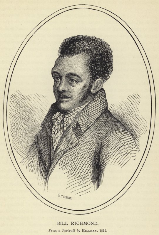 Bill Richmond, da un ritratto di Hillman, 1812 da English School