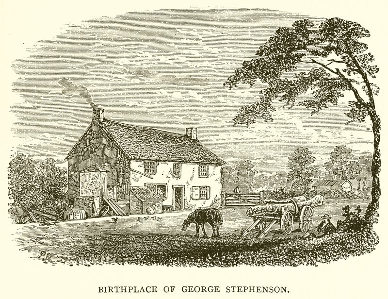 Luogo di nascita di George Stephenson da English School
