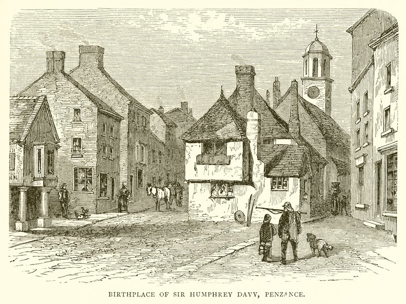 Luogo di nascita di Sir Humphrey Davy, Penzance da English School