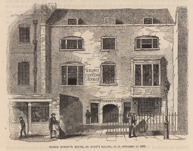 Casa del Vescovo Burney, St Johns Square, Clerkenwell da English School