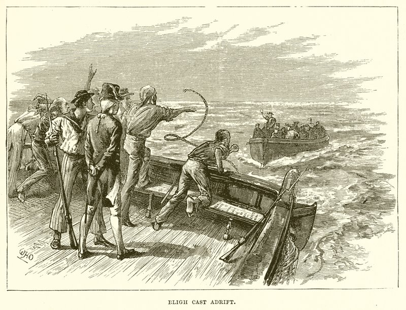 Bligh abbandonato alla deriva da English School