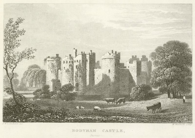 Castello di Bodyham, Sussex da English School