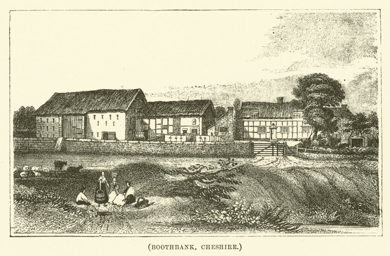 Boothbank, Cheshire (incisione) da English School