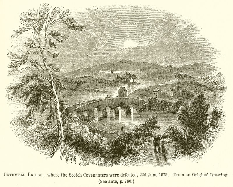 Ponte di Bothwell; Dove i Covenanters Scozzesi Furono Sconfitti, 22 Giugno 1679 da English School