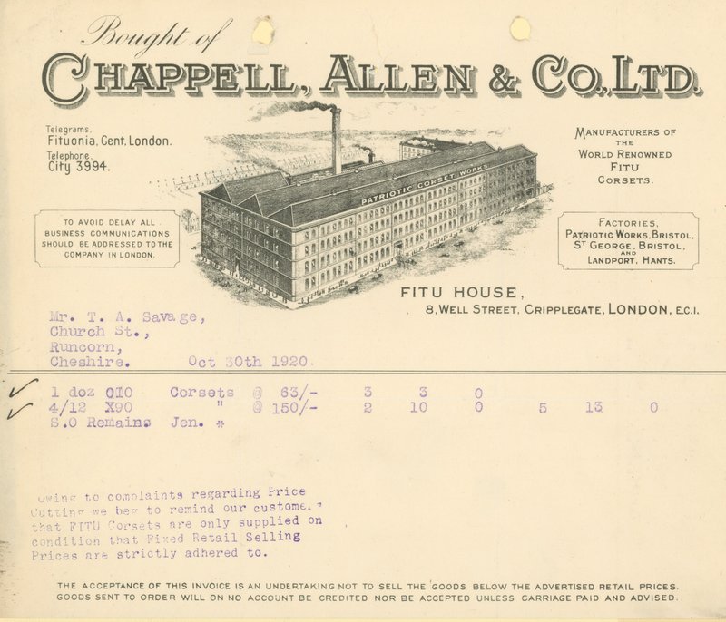 Acquistato da Chappell Allen & Co Ltd da English School
