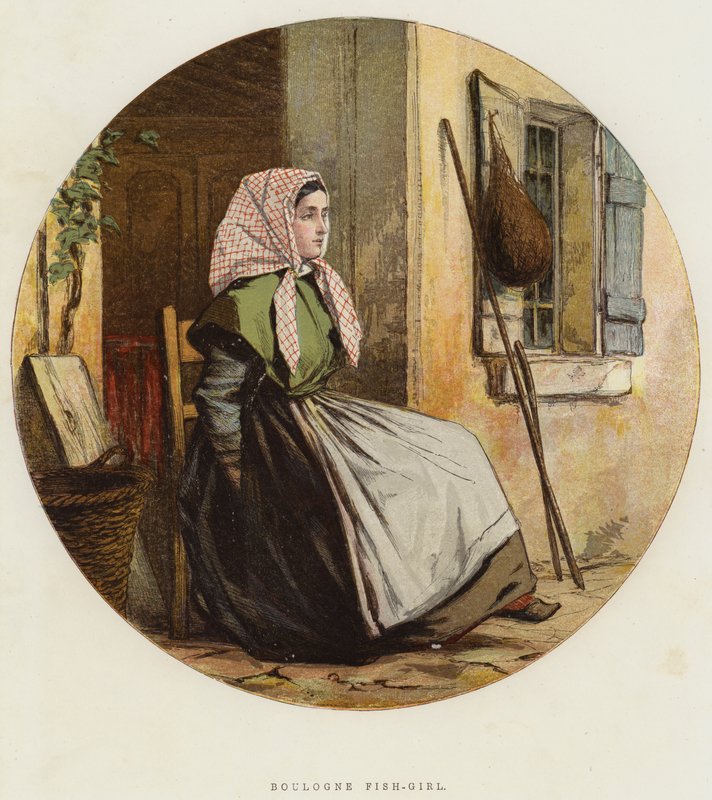 Ragazza pescivendola di Boulogne da English School