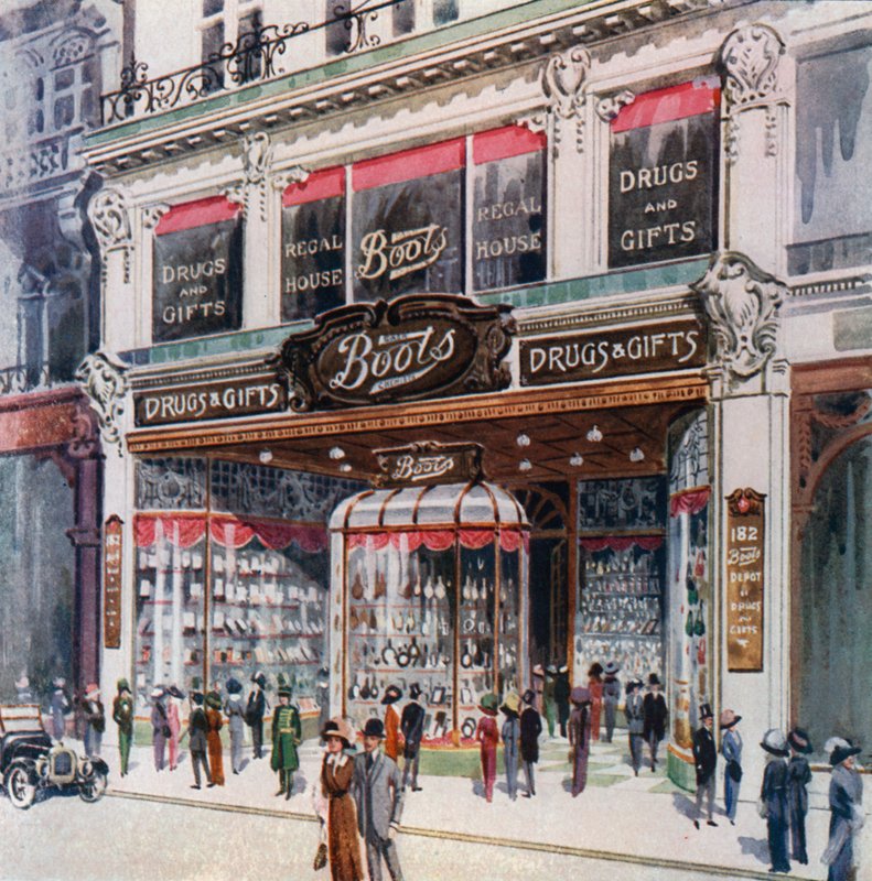 Filiale di Boots a 182 Regent Street da English School