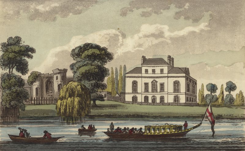 Brandenburg House, Hammersmith, Londra, casa di Caroline di Brunswick, Regina del Regno Unito e moglie separata di Re Giorgio IV da English School