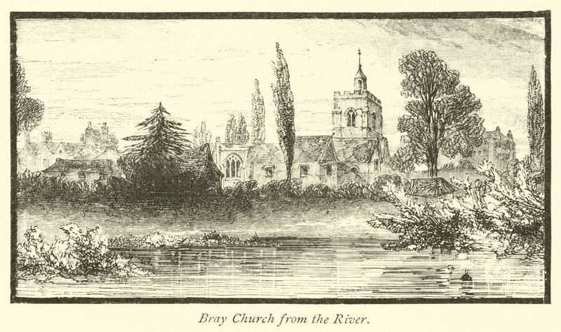 Chiesa di Bray dal fiume da English School
