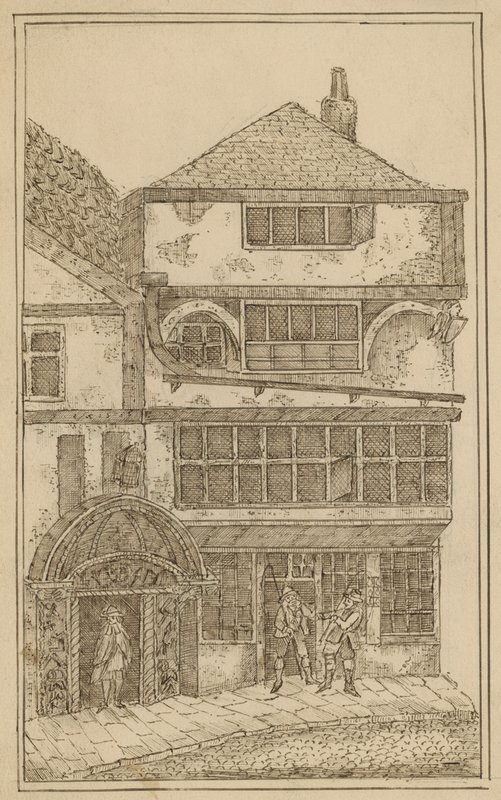 Bricklayers Hall, Leadenhall, ora la Sinagoga Ebraica, 1797 da English School