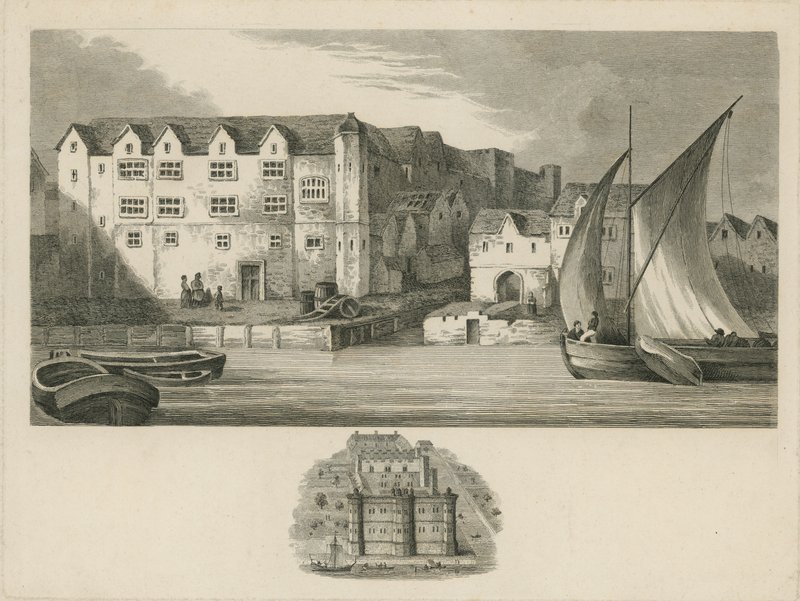 Palazzo Bridewell sulle rive del Tamigi da English School