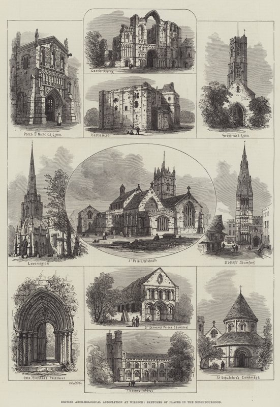 Associazione Archeologica Britannica a Wisbech, Schizzi di Luoghi nei Dintorni da English School