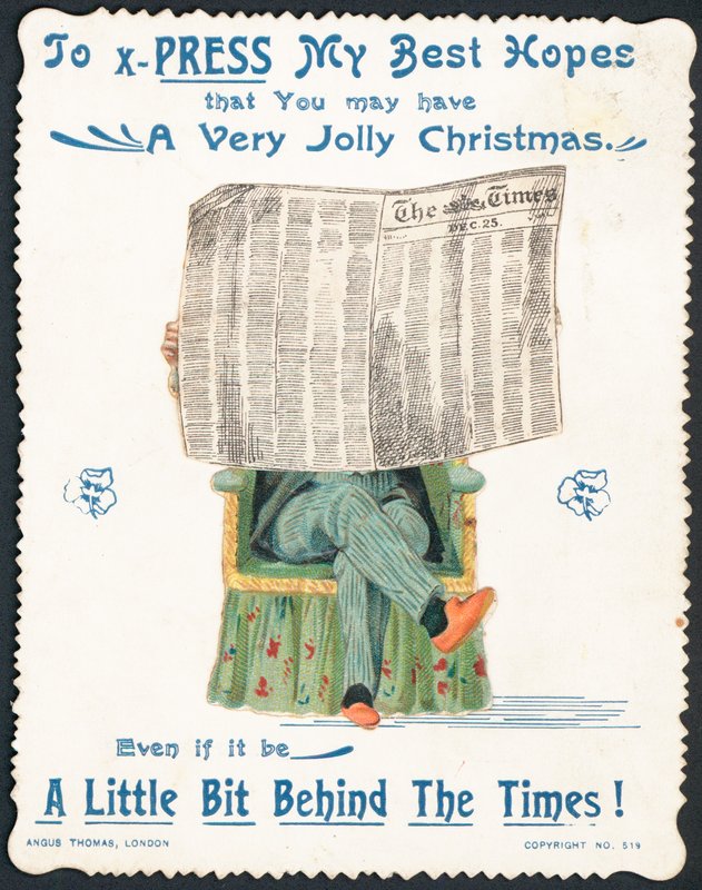 Biglietto di Natale britannico da English School