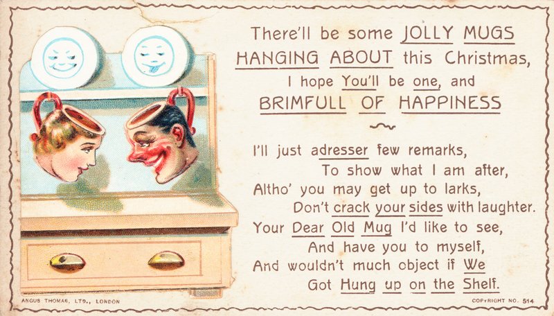 Biglietto di Natale britannico da English School