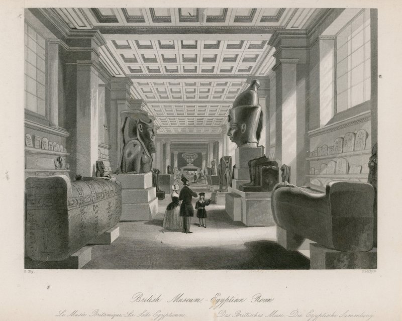 British Museum, stanza egiziana da English School