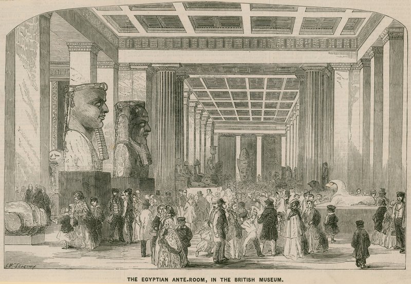 British Museum, stanza egiziana da English School