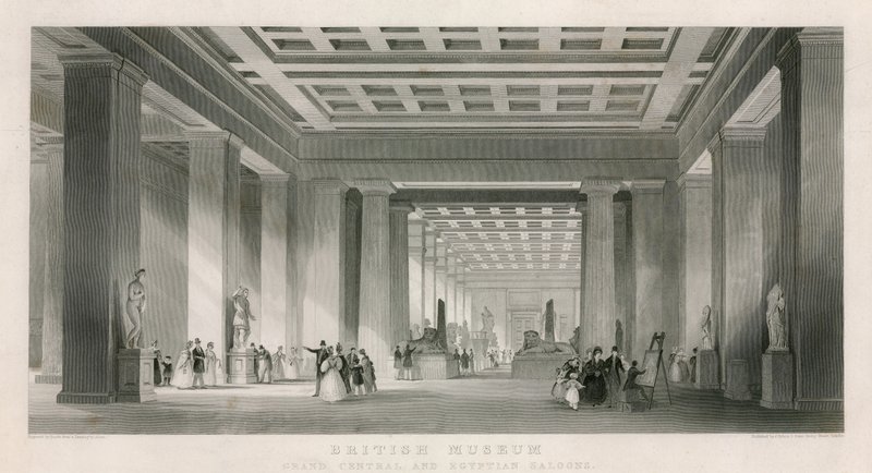 British Museum, Grand Central e saloni egiziani da English School